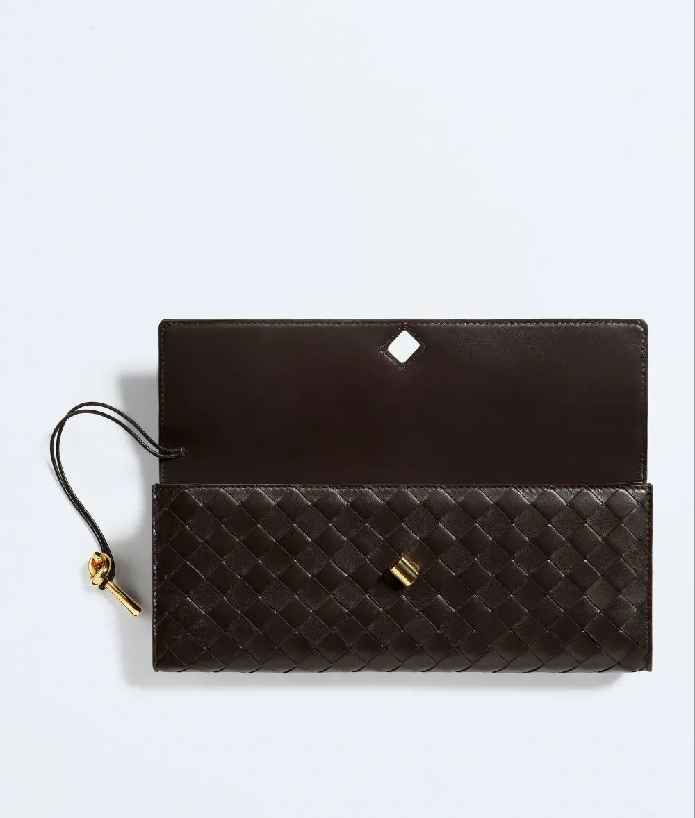 BOTTEGA VENETA BV ANDIAMO CLUTCH fondant ghw