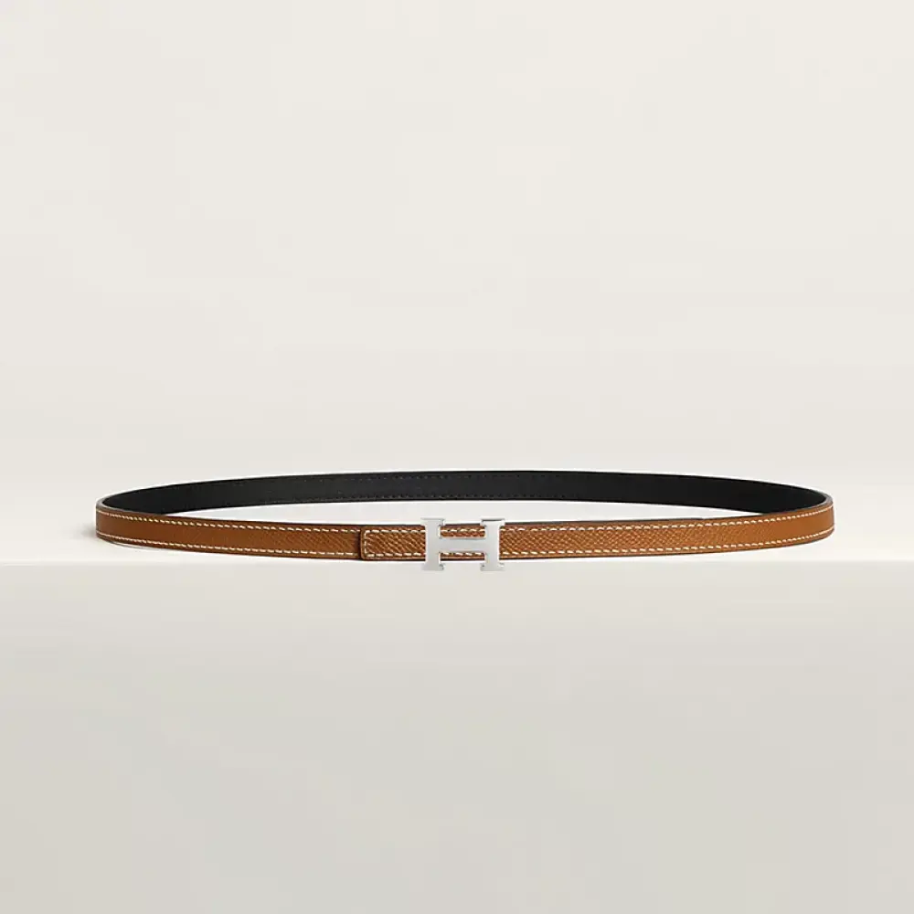 HERMES BELT 13MM black gold