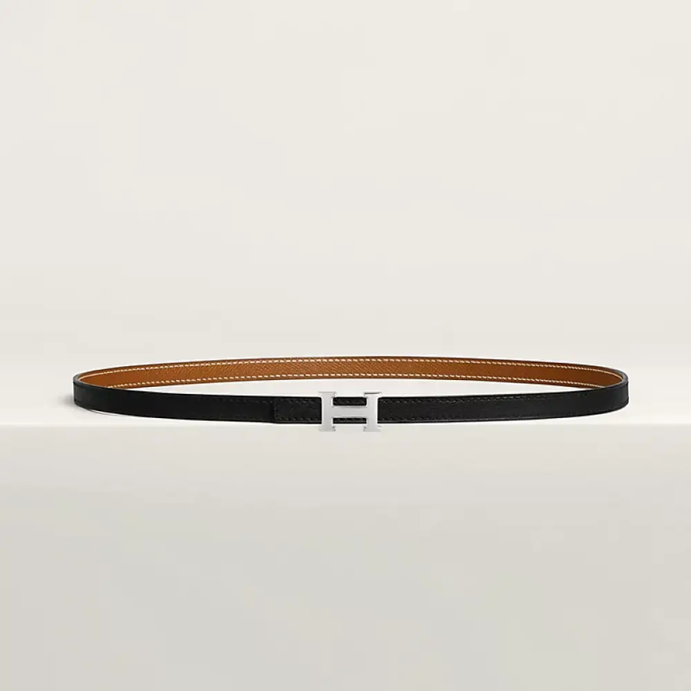 HERMES BELT 13MM black gold