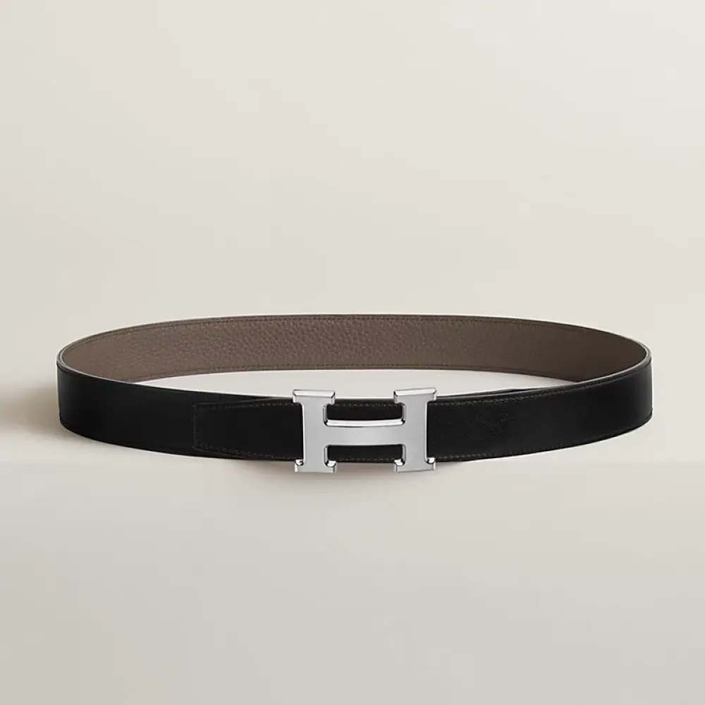 HERMES BELT 32MM black etain