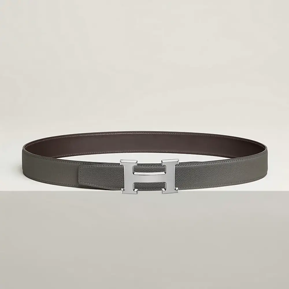 HERMES BELT 32MM choco etain
