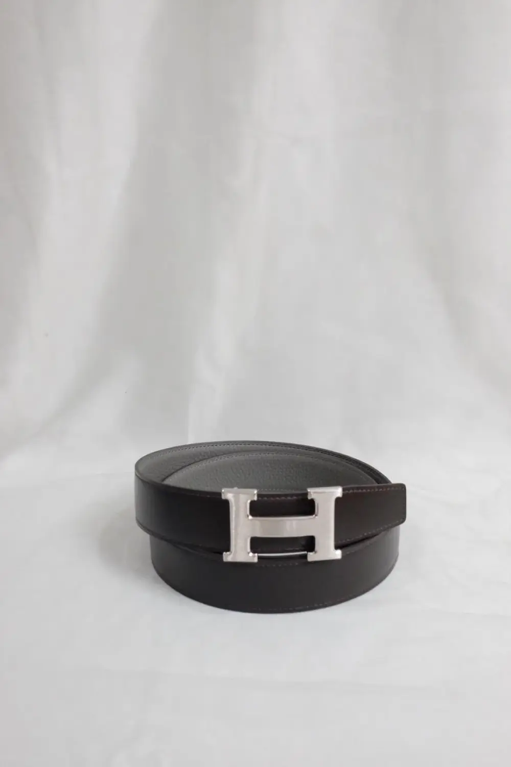 HERMES BELT 32MM choco etain