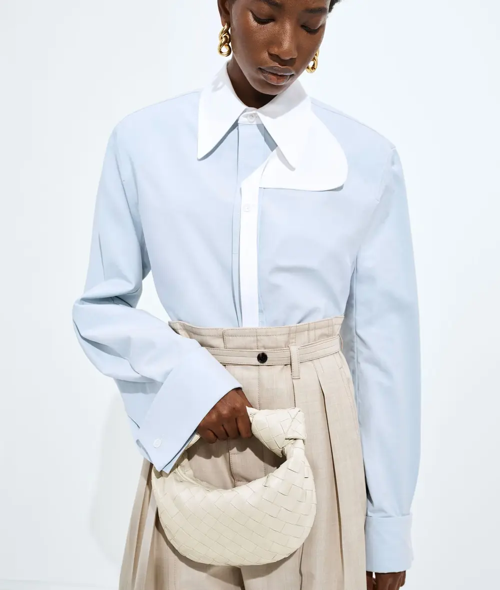 BOTTEGA VENETA BV MINI JODIE chalk ghw