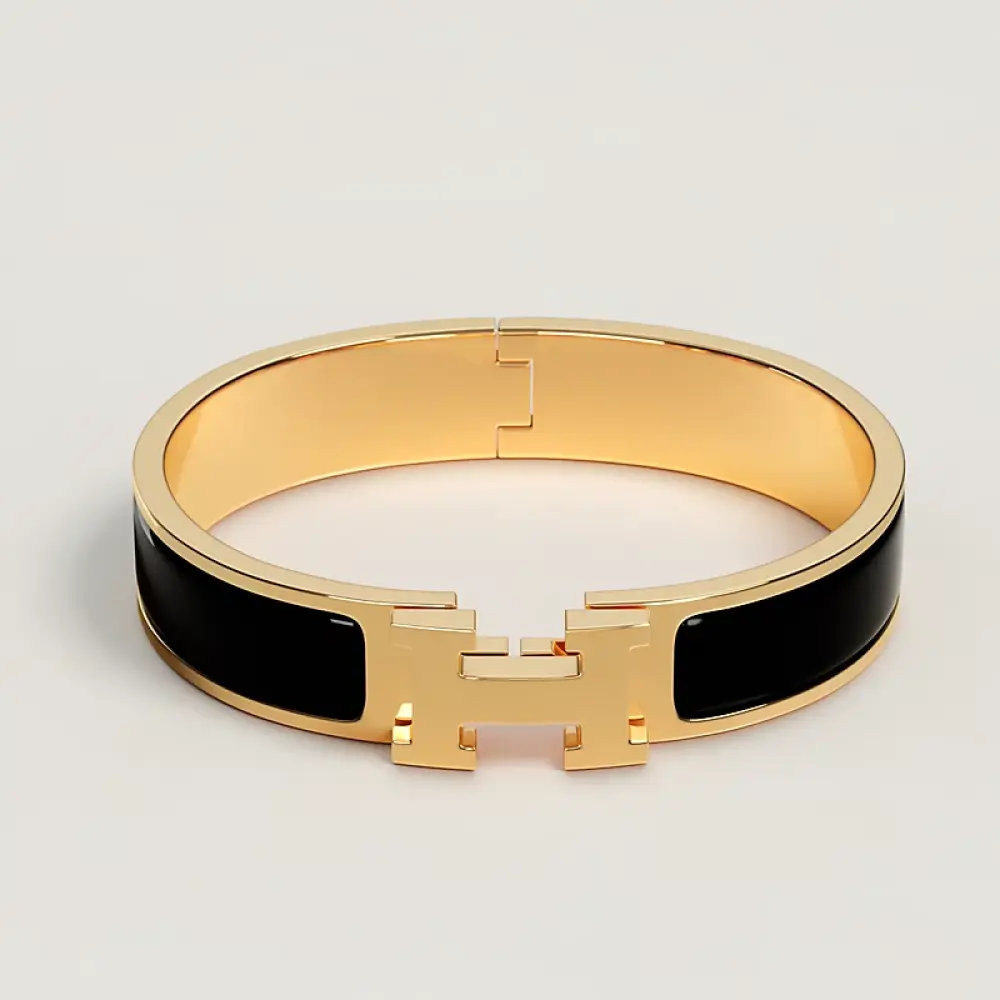 CLIC H BRACELET · black ghw