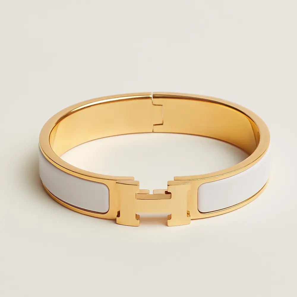 CLIC H BRACELET · white ghw