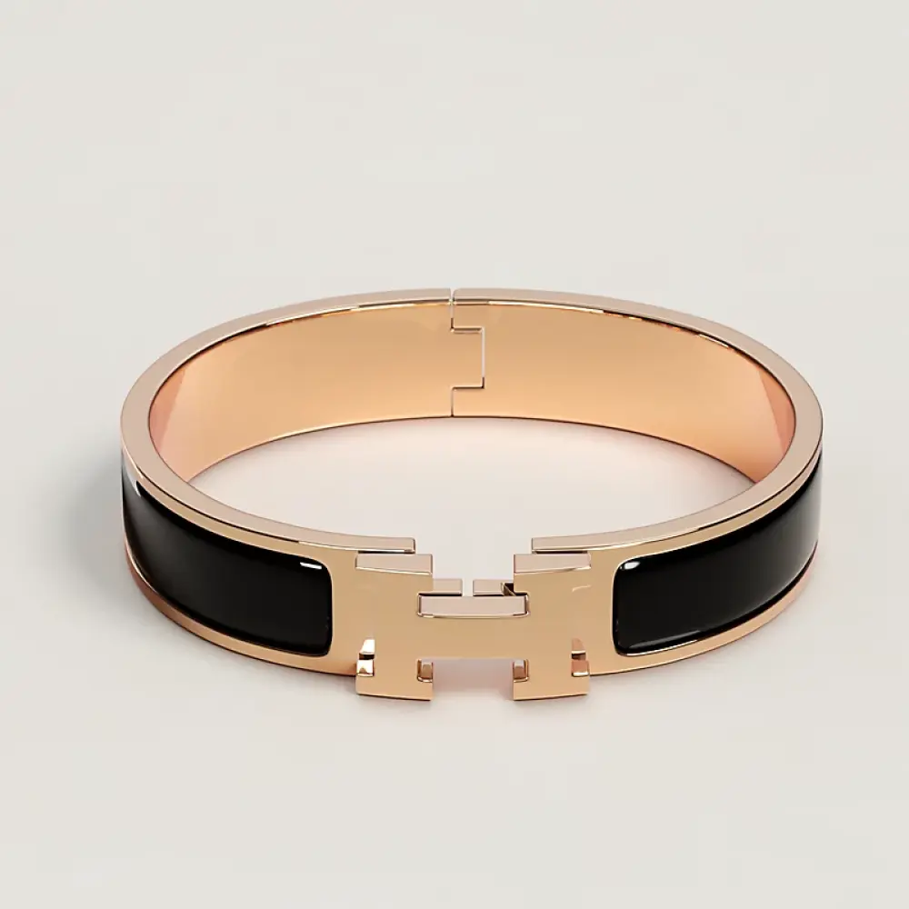 CLIC H BRACELET · black rghw