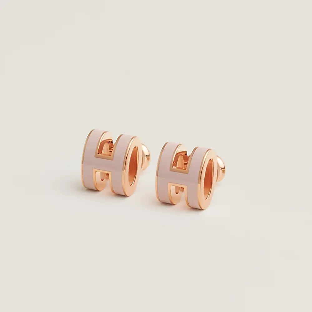 HERMES EARRING POP H poudre rghw