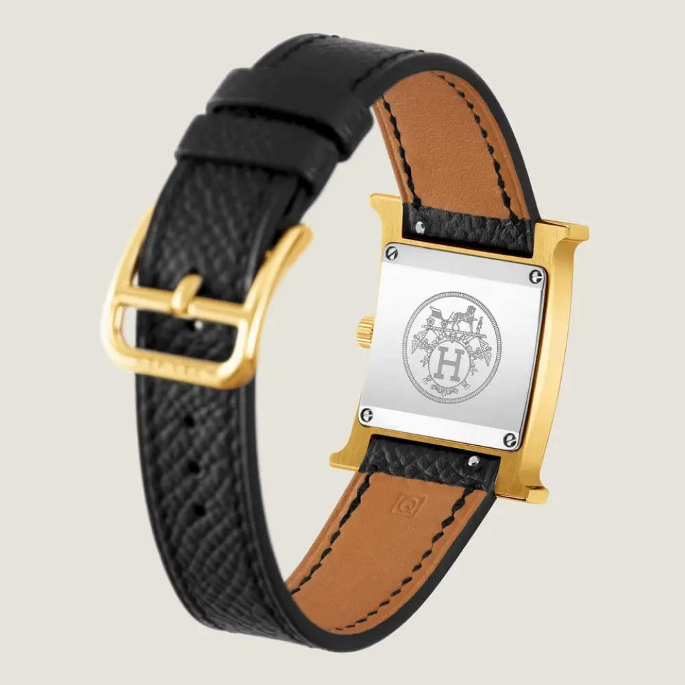 HERMES HHOUR PM black epsom ghw
