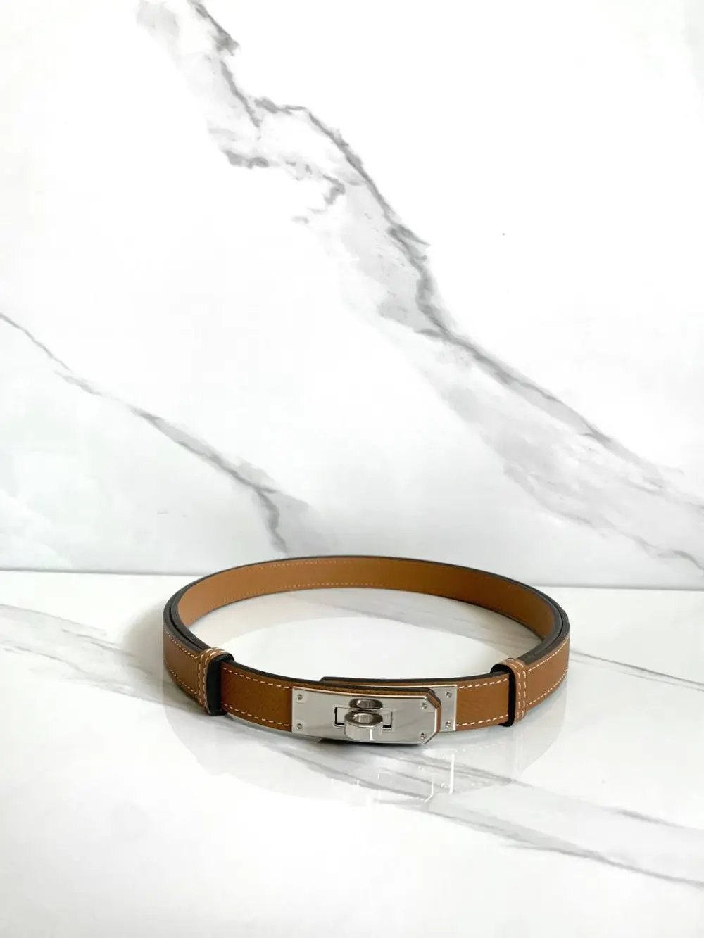 HERMES KELLY BELT gold phw