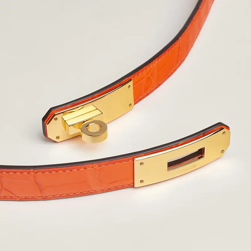 HERMES KELLY BELT orange epsom