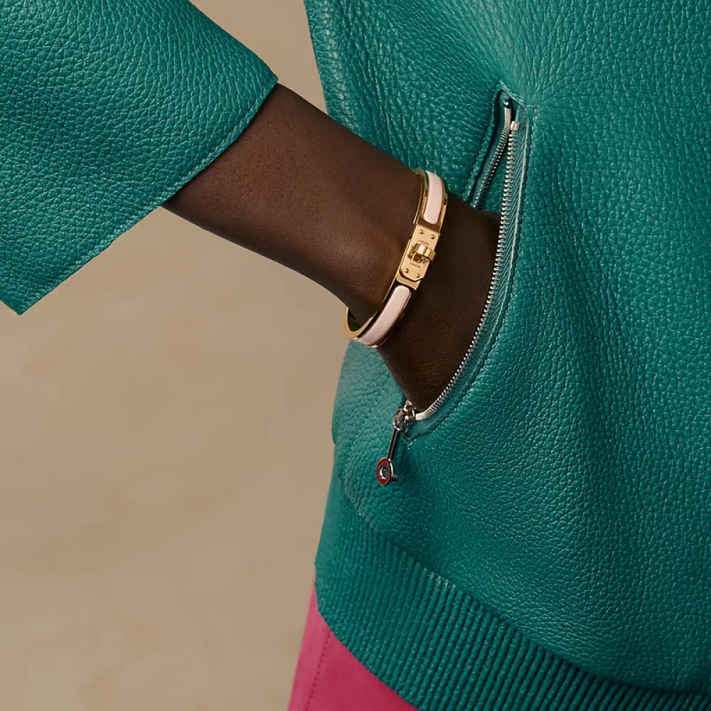 HERMES MINI CLIC KELLY BRACELET rose candeur rghw