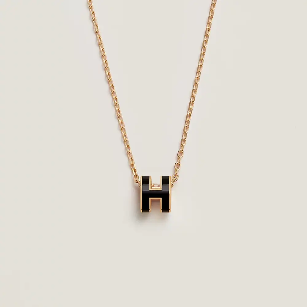 NECKLACE POP H MINI · black ghw