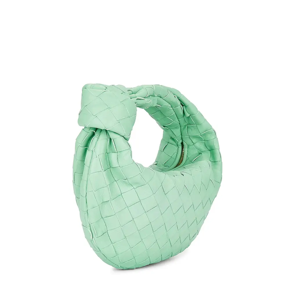 BOTTEGA VENETA BV MINI JODIE siren green ghw