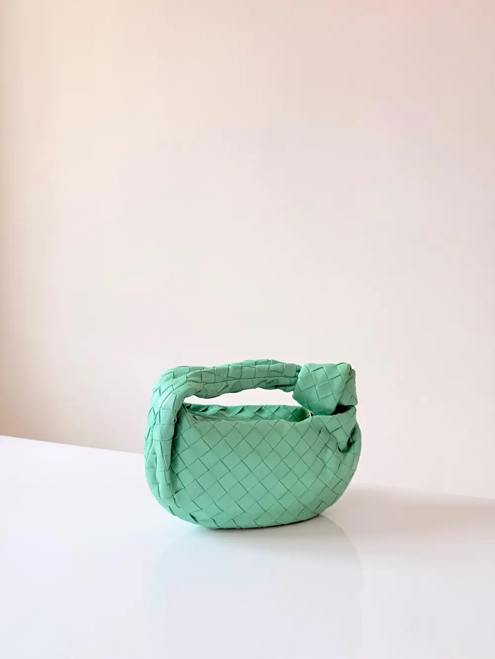 BOTTEGA VENETA BV MINI JODIE siren green ghw