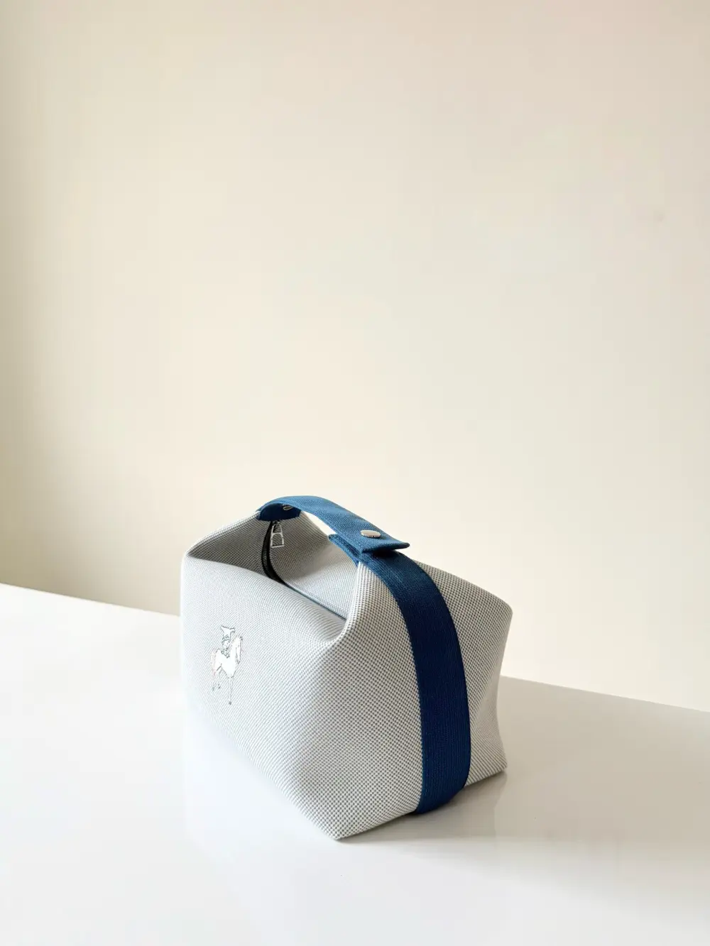 HERMES BRIDE A BRAC CABRIOLE GM blue