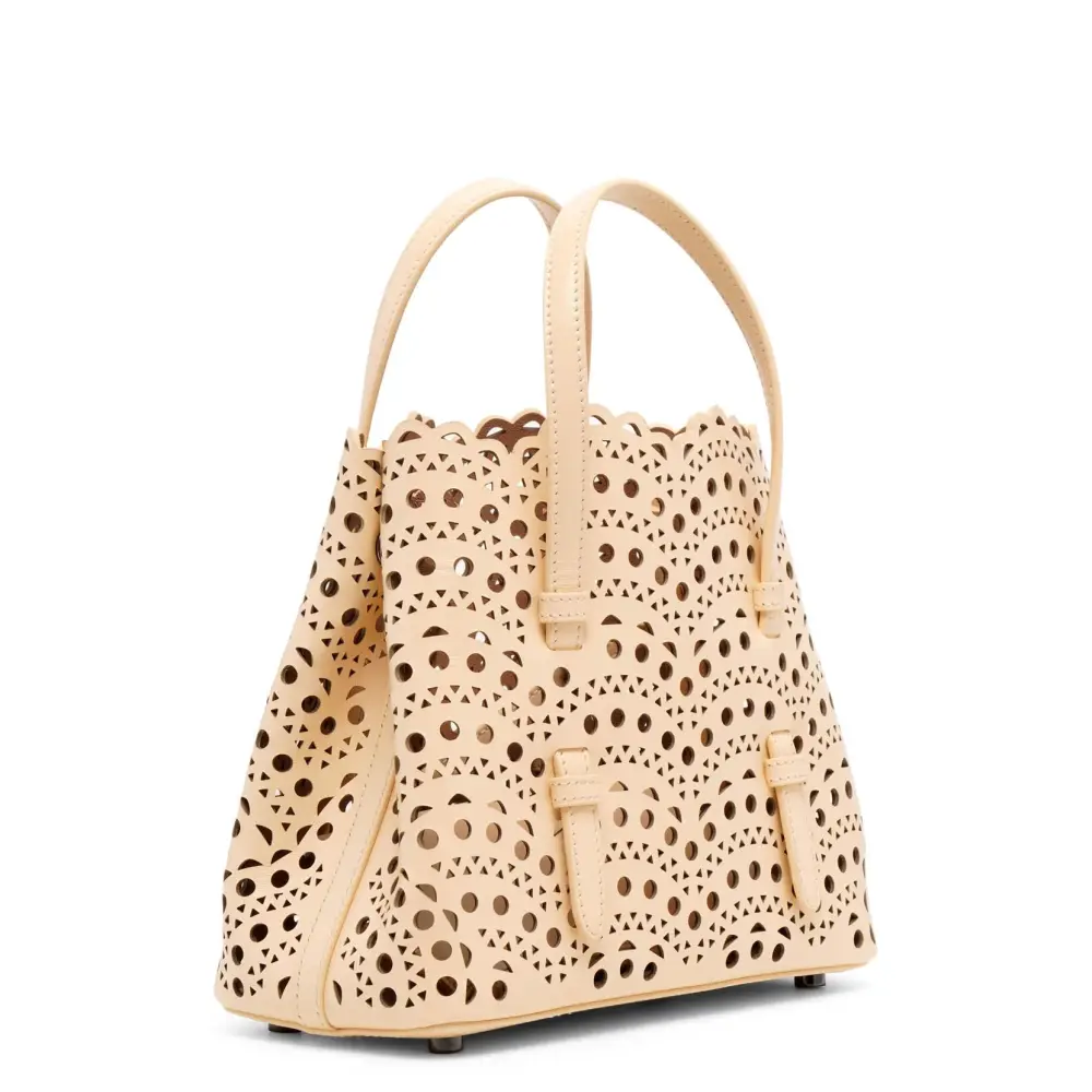 MINA 20 BAG VIENNE WAVE CALFSKIN · dune