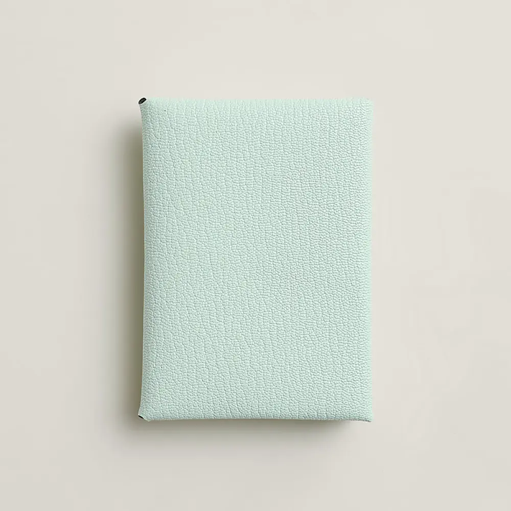 CALVI CARD HOLDER · vert peppermint / vert moyen chevre mysore