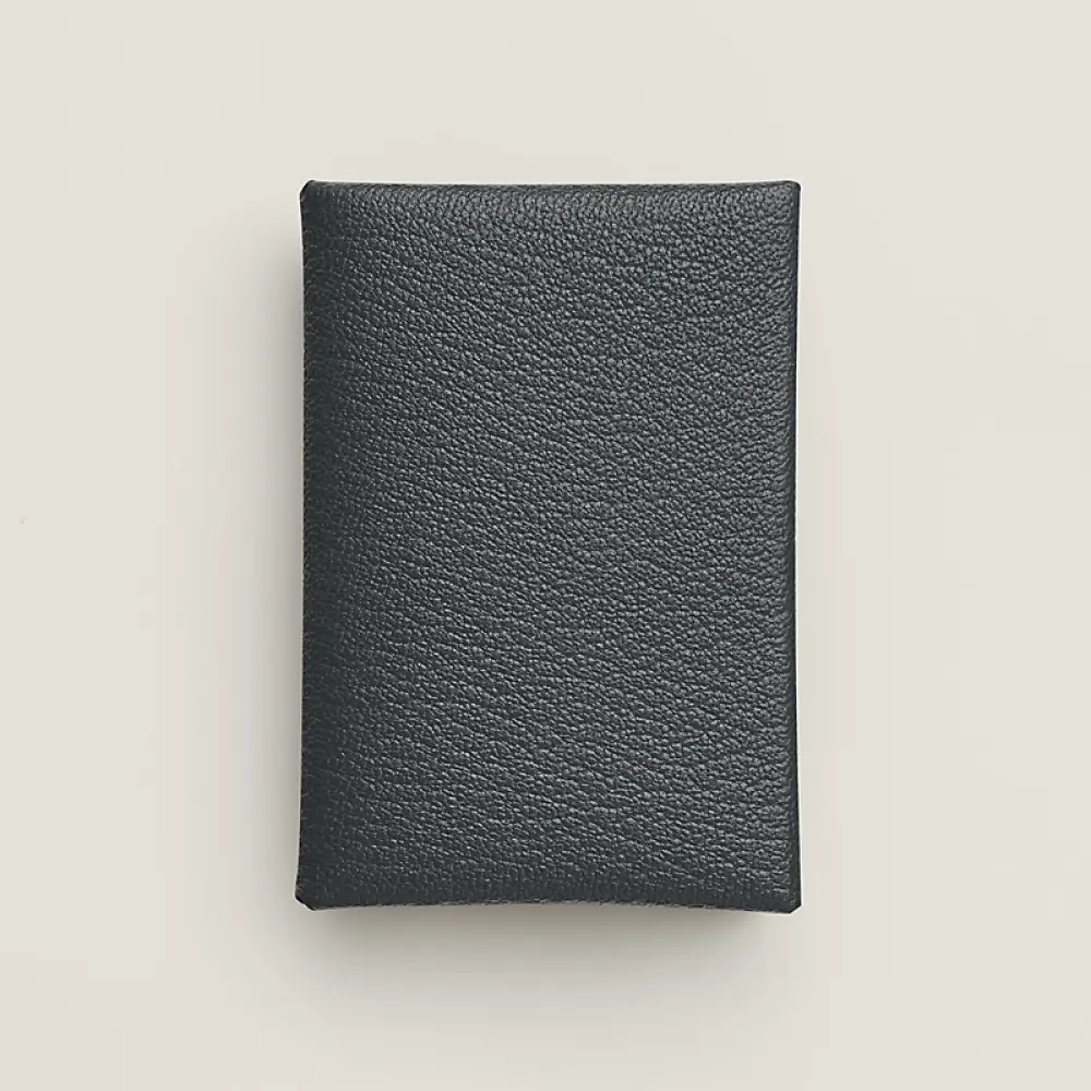 CALVI DUO CARD HOLDER · ardoise epsom