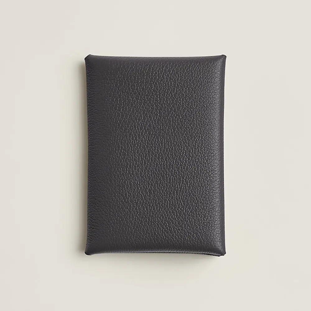 CALVI DUO CARD HOLDER · ardoise epsom