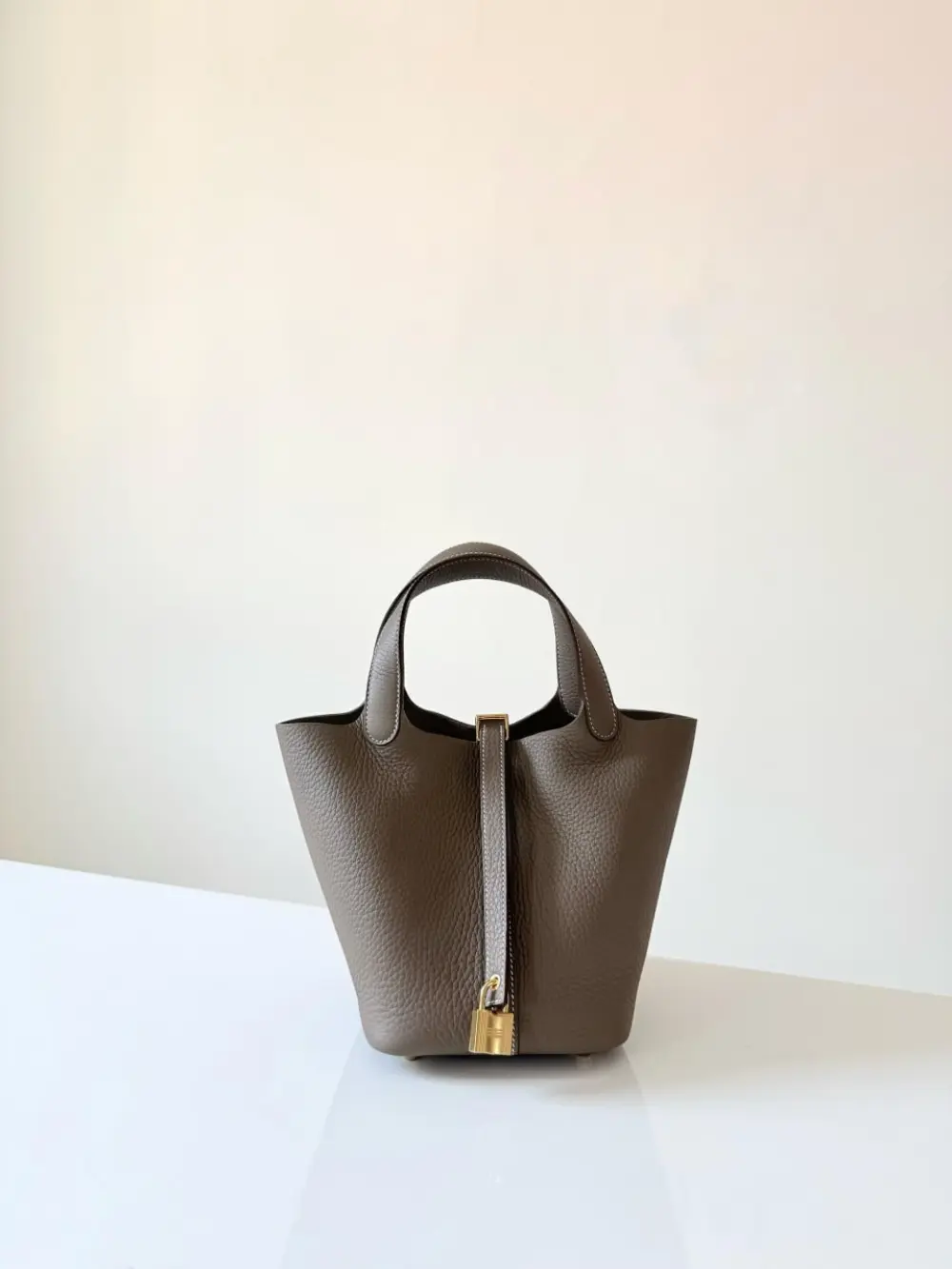 HERMES PICOTIN 18 etoupe ghw