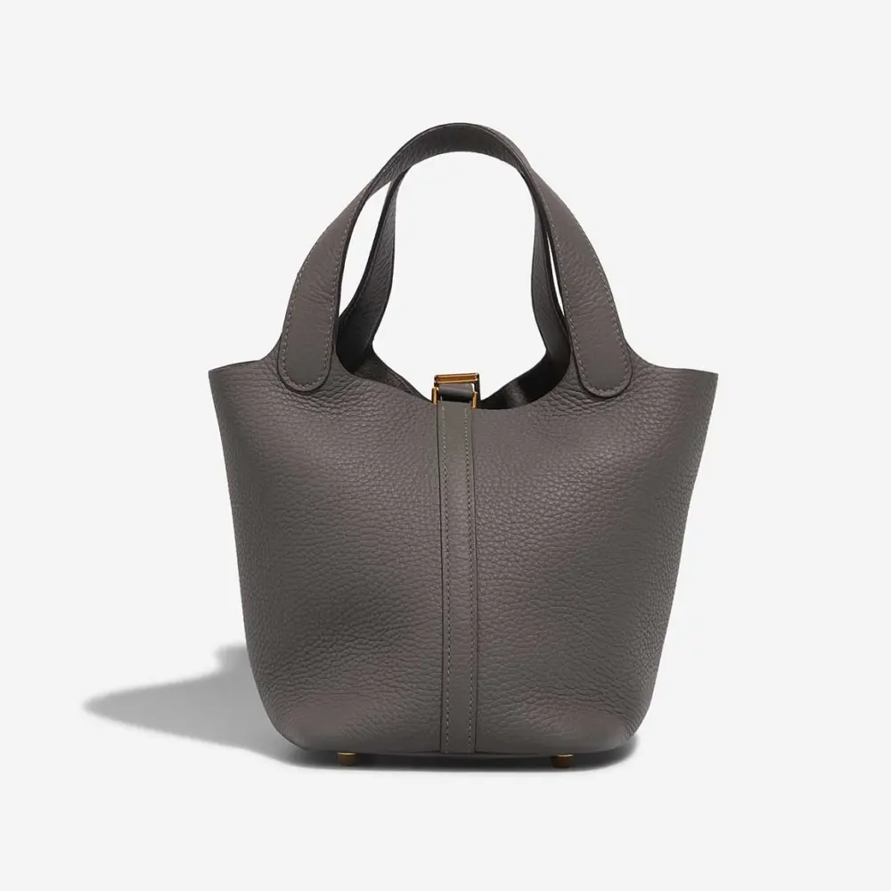 HERMES PICOTIN 18 gris meyer ghw