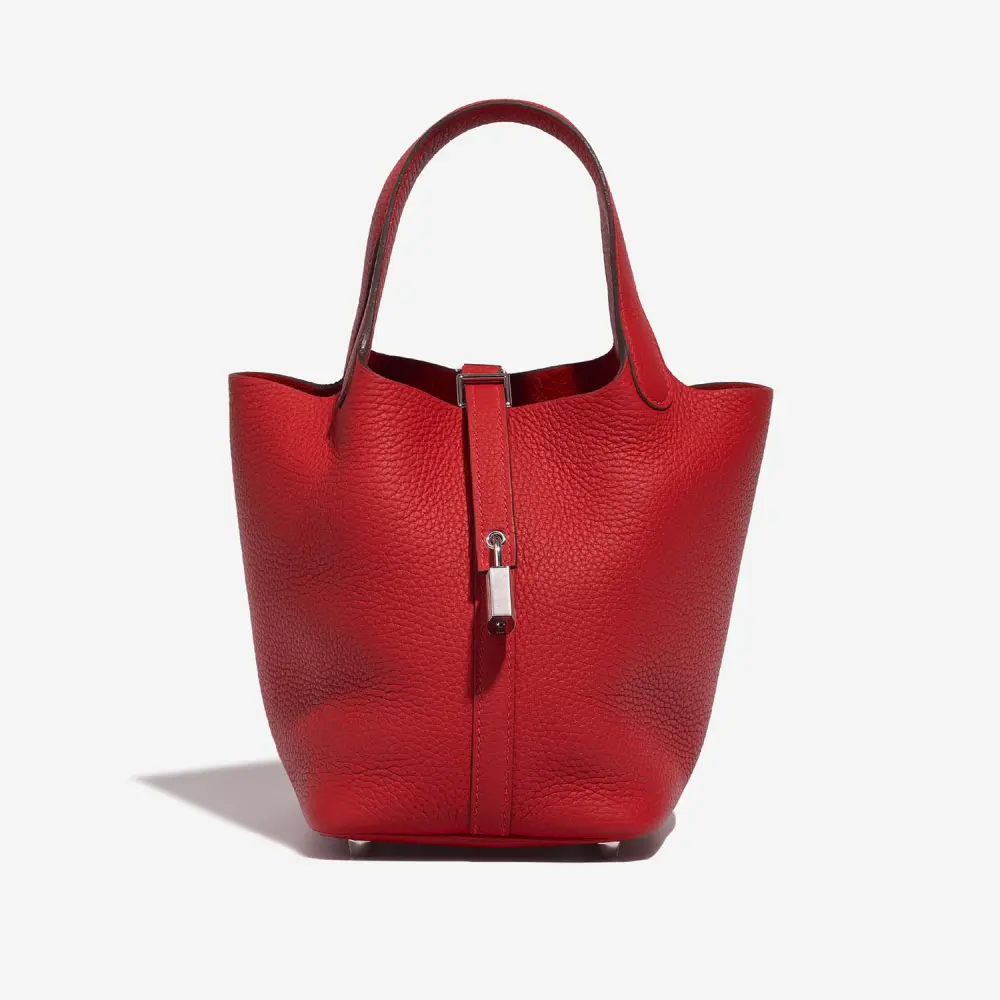 HERMES PICOTIN 18 rouge casaque shw