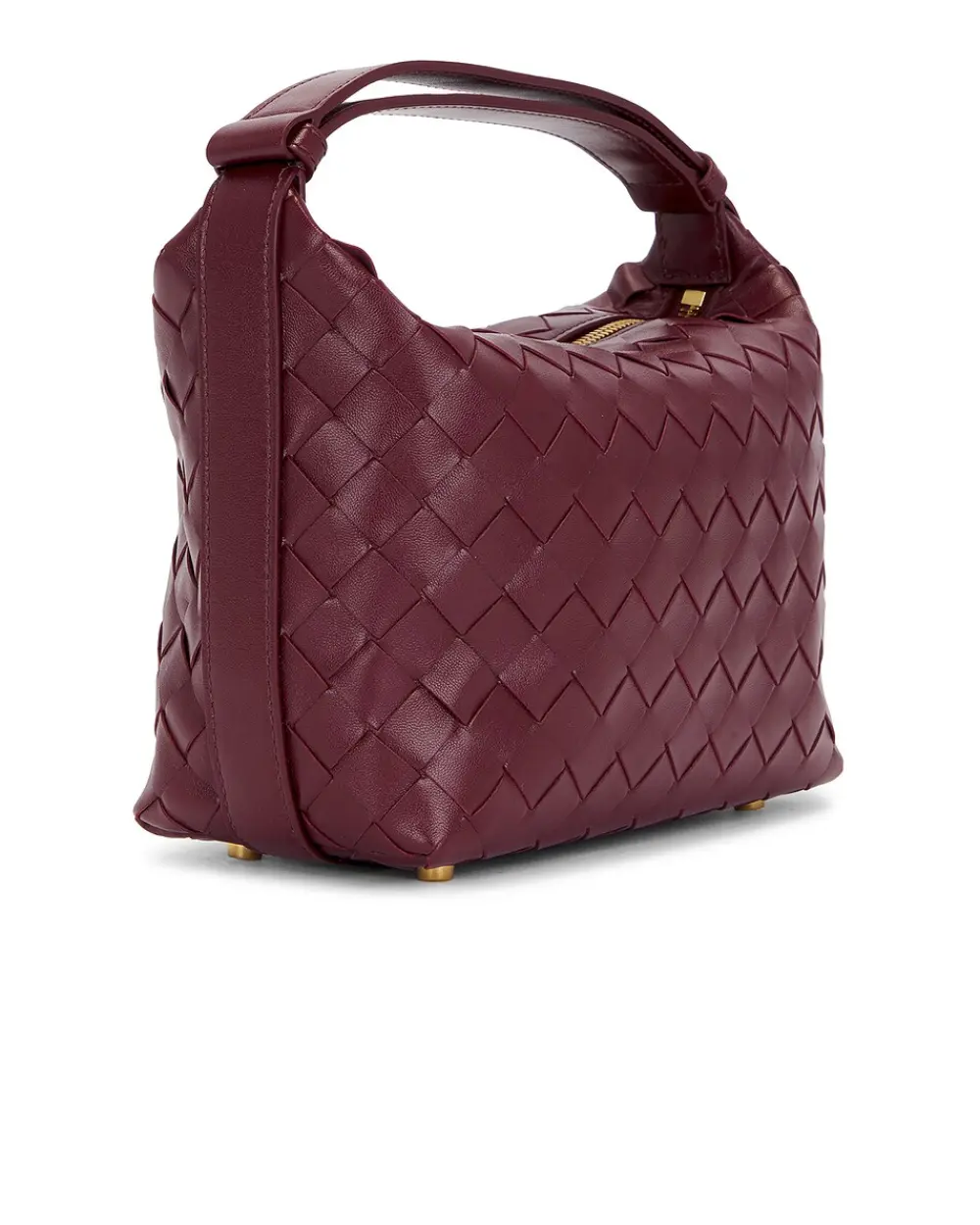 BOTTEGA VENETA BV MINI WALLACE barolo ghw