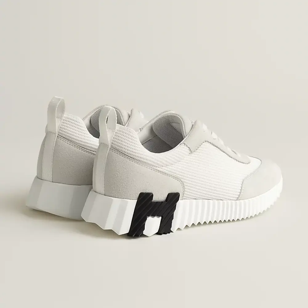 HERMES BOUNCING white perfo h - black