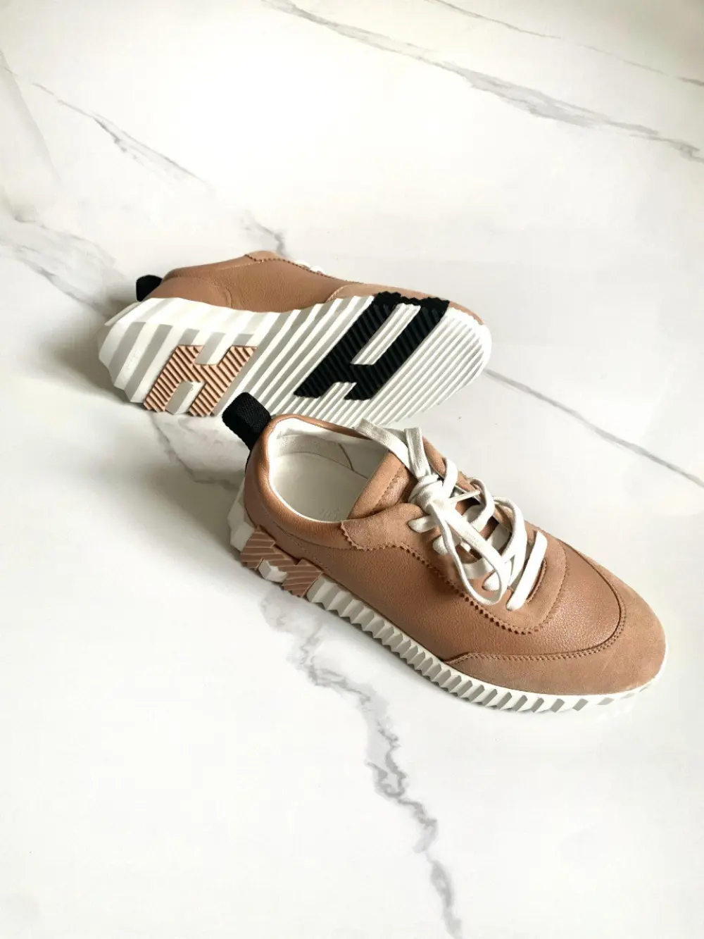 BOUNCING · rose aquarelle leather