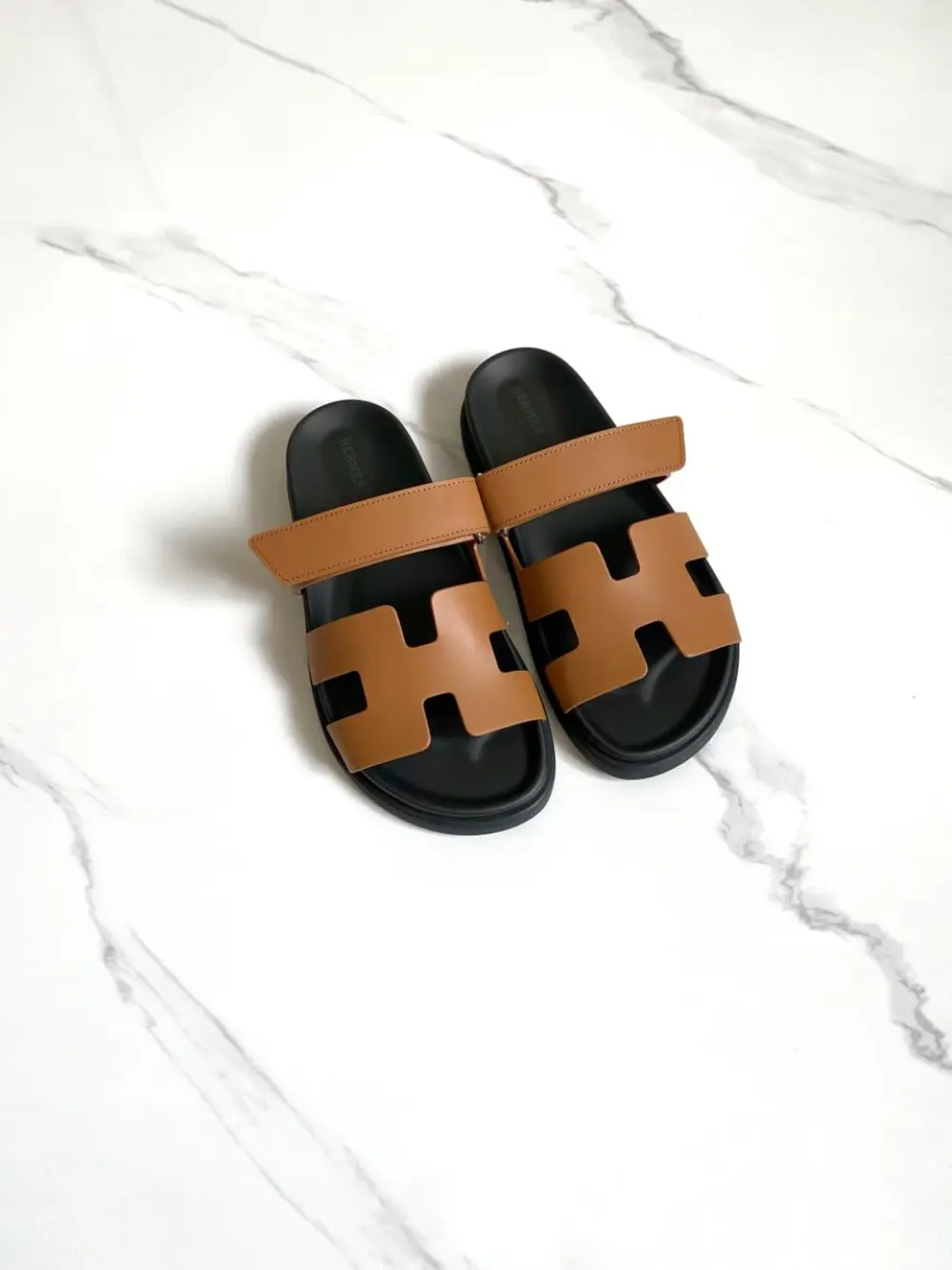 HERMES CHYPRE black tan