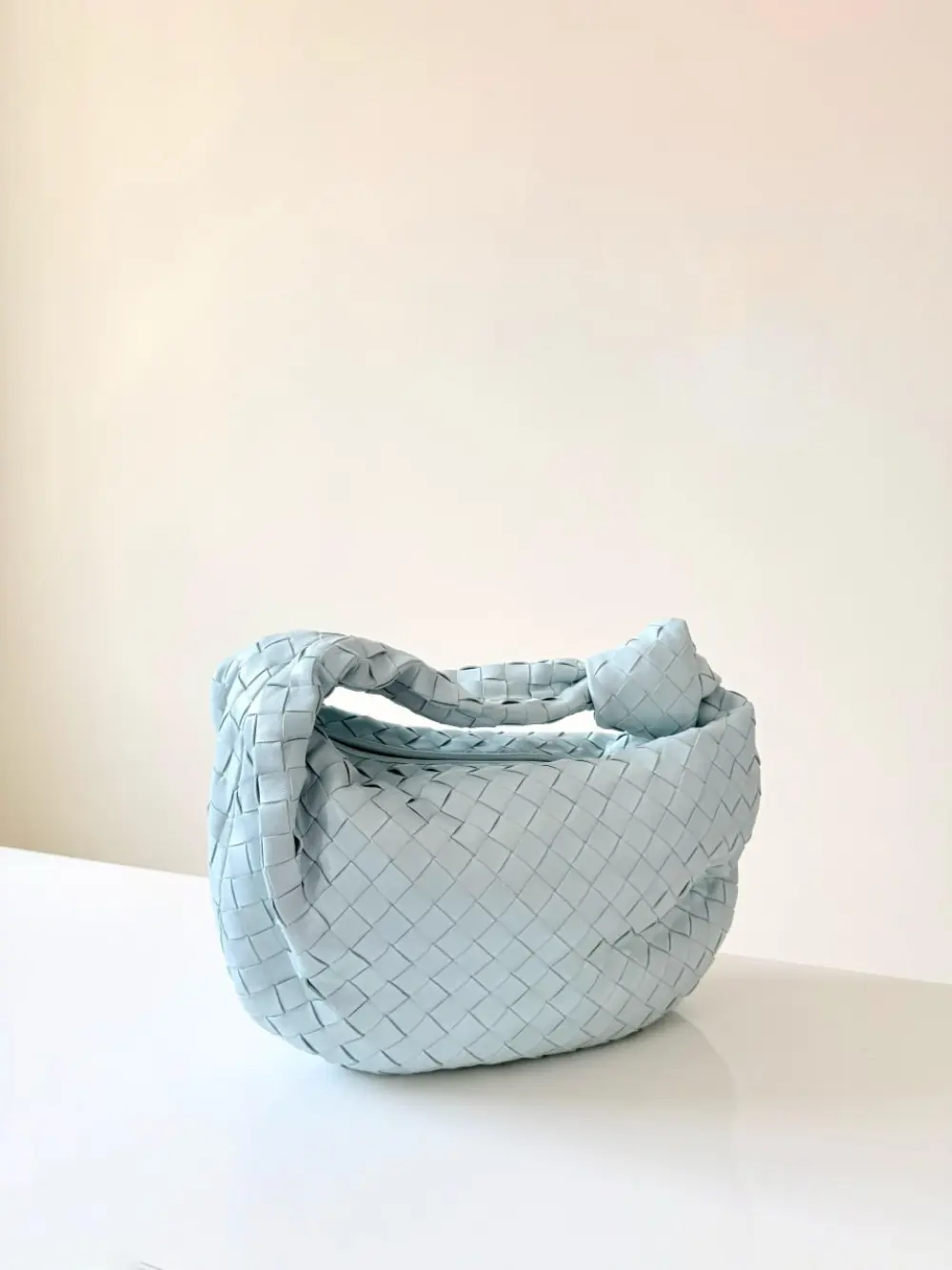 BOTTEGA VENETA BV TEEN JODIE teal washed ghw