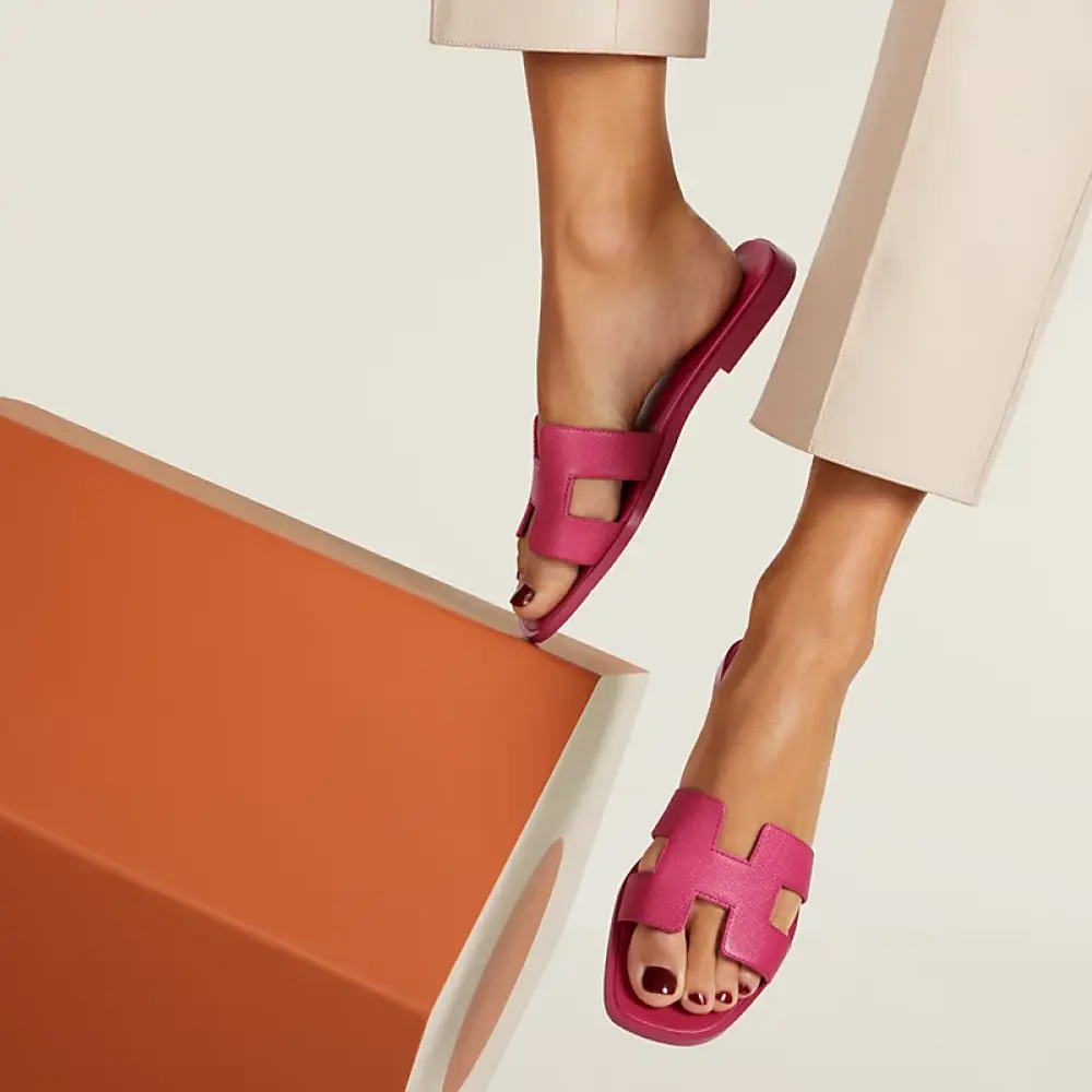 HERMES ORAN pink fuschia epsom