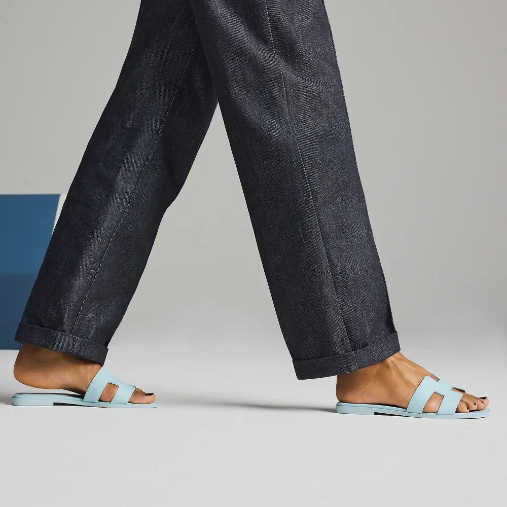 HERMES ORAN blue brume epsom