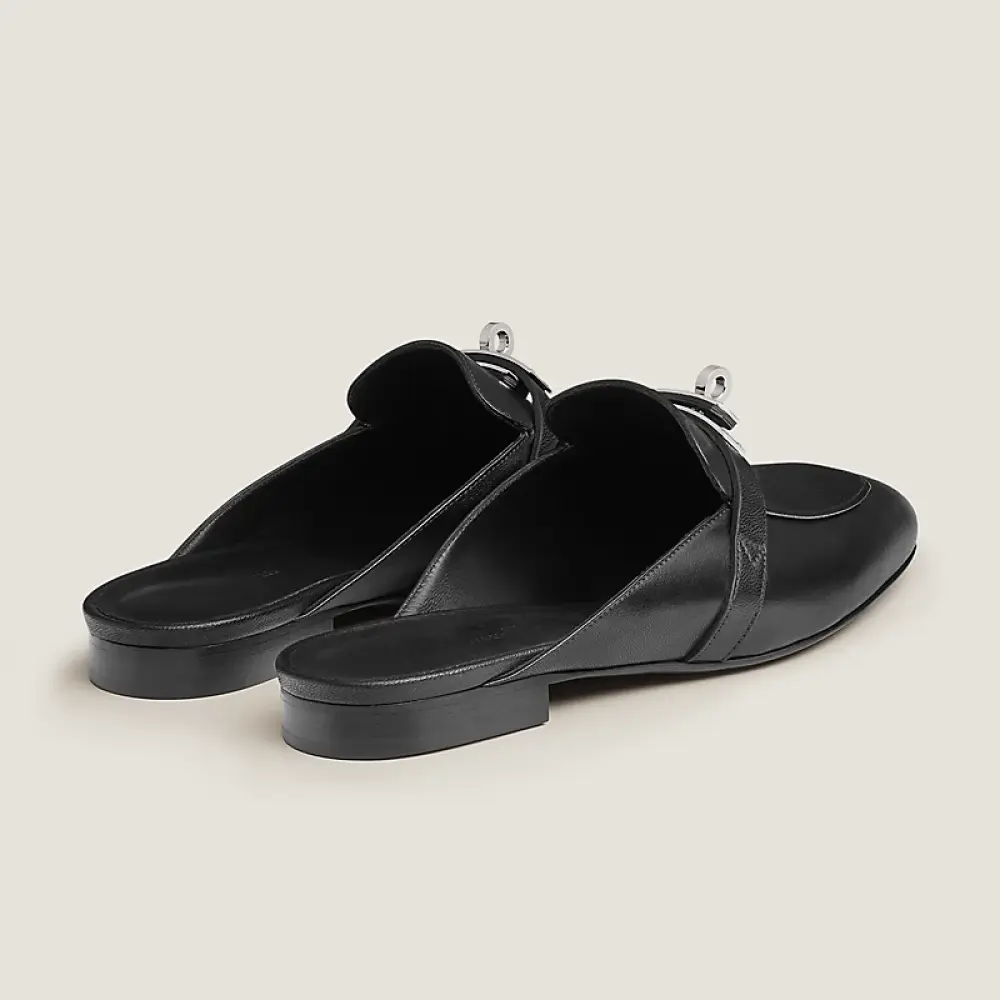 HERMES OZ MULES black shw