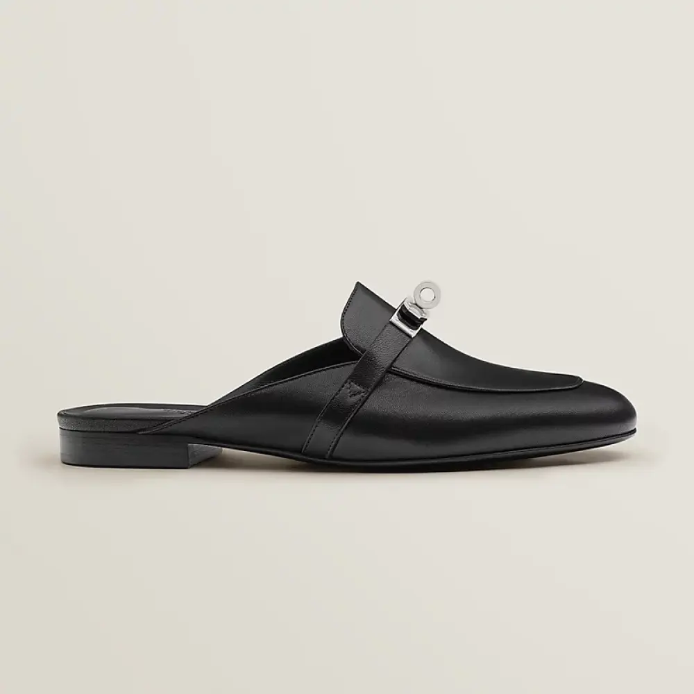 HERMES OZ MULES black shw