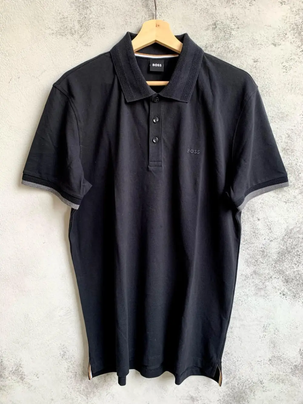 HUGO BOSS POLO SHIRT open blue