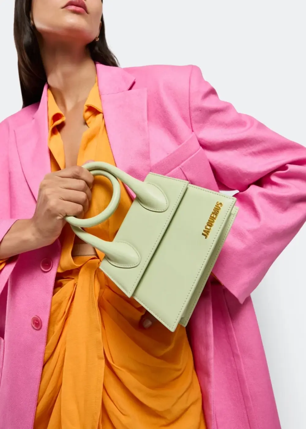 JACQUEMUS NOEUD MEDIUM green