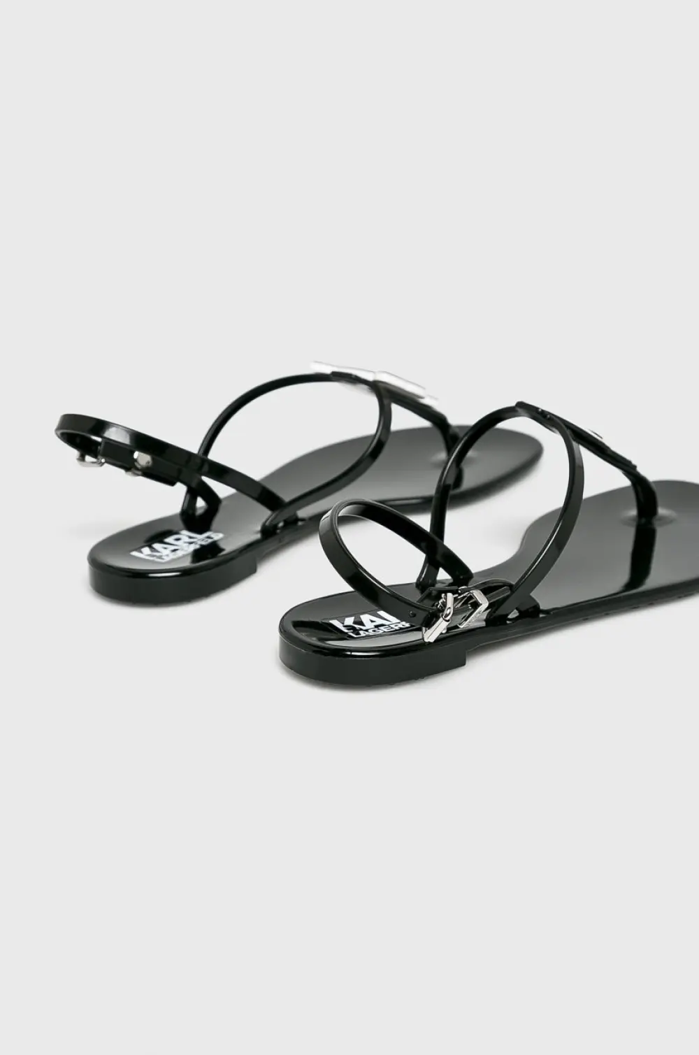 KARL LAGERFELD JELLY RUBBER black