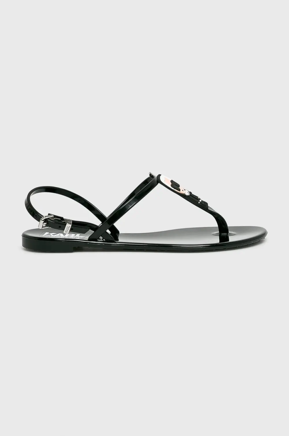 KARL LAGERFELD JELLY RUBBER black