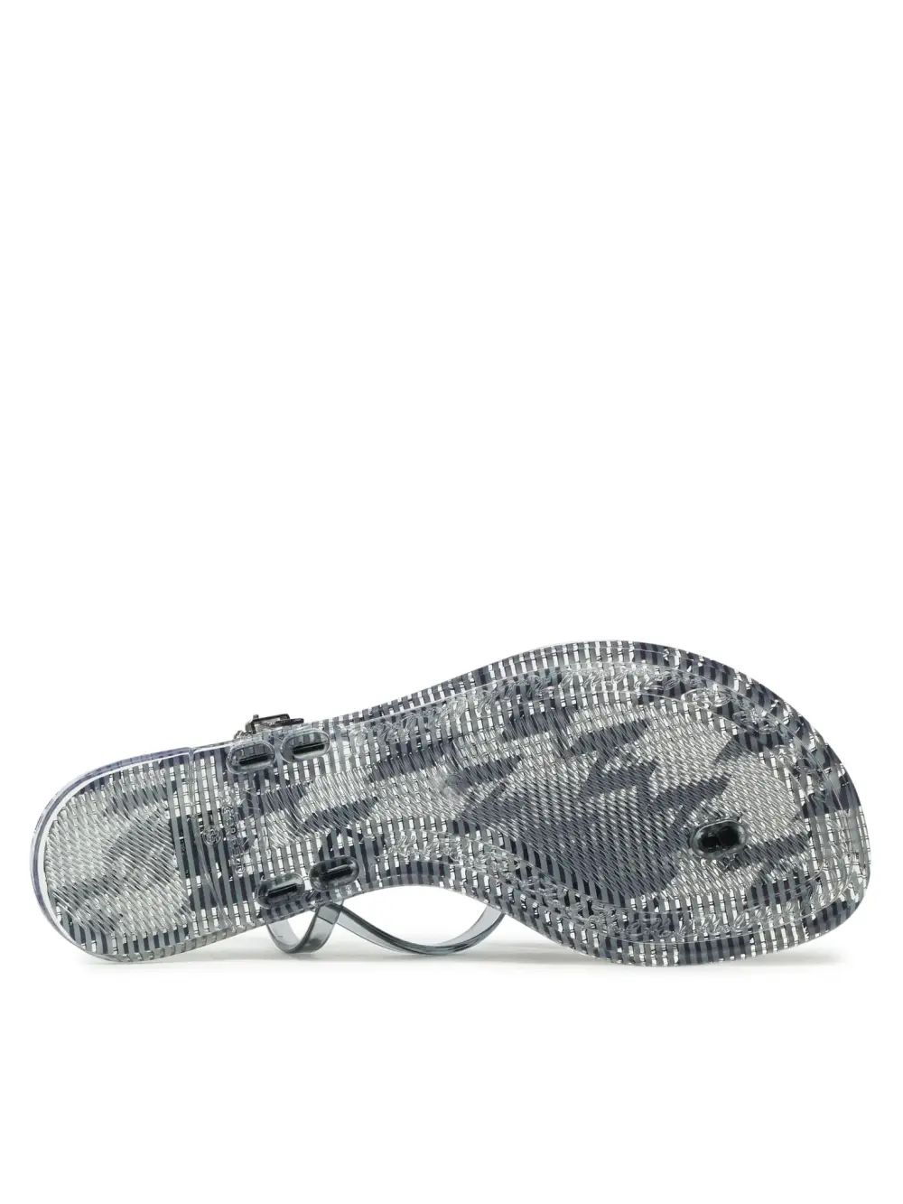 KARL LAGERFELD JELLY RUBBER black grey