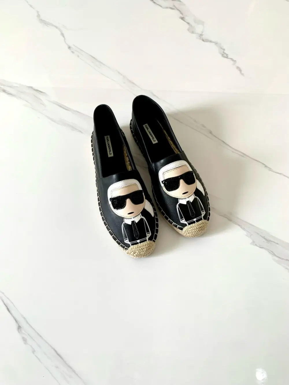KARL LAGERFELD KAMINI SLIP IN black