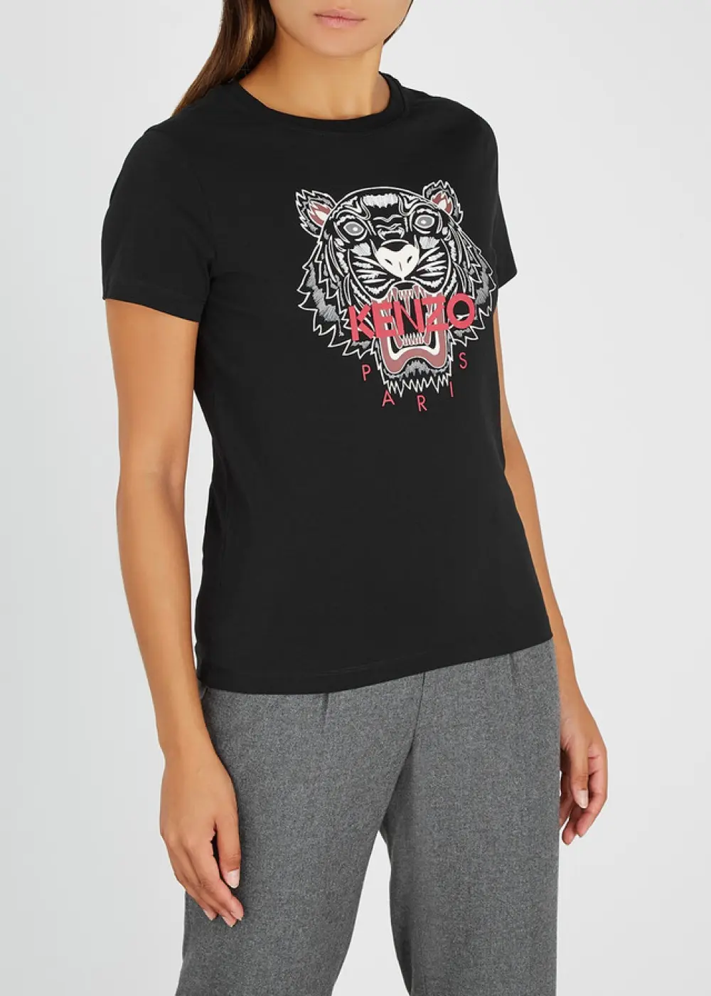 KENZO TSHIRT WOMEN TIGER black red