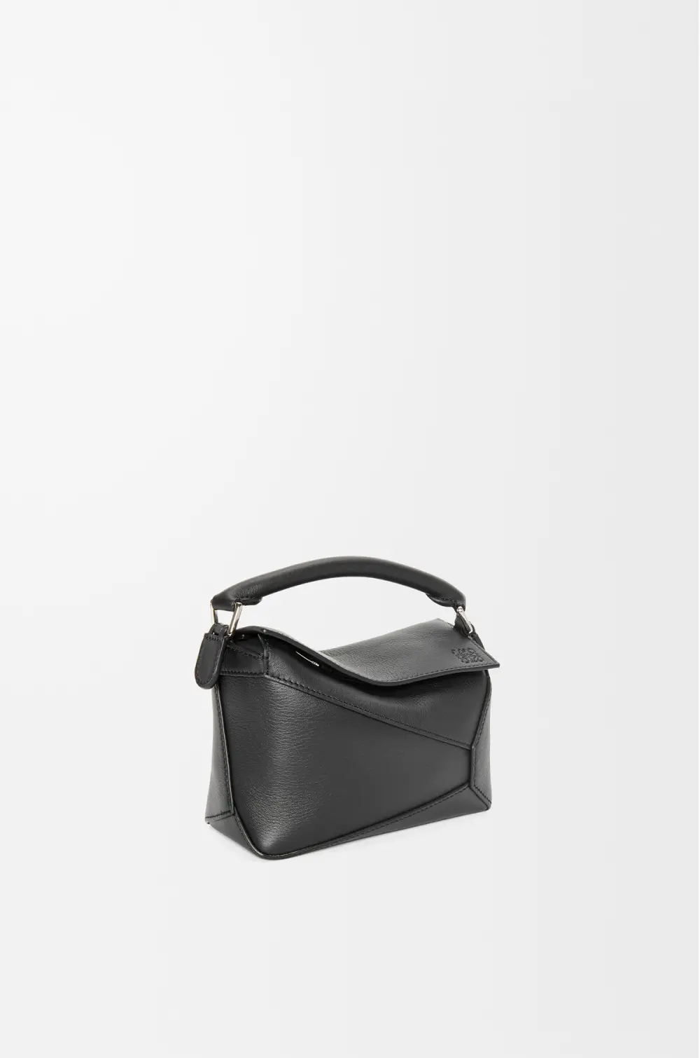 LOEWE MINI PUZZLE BAG black shw