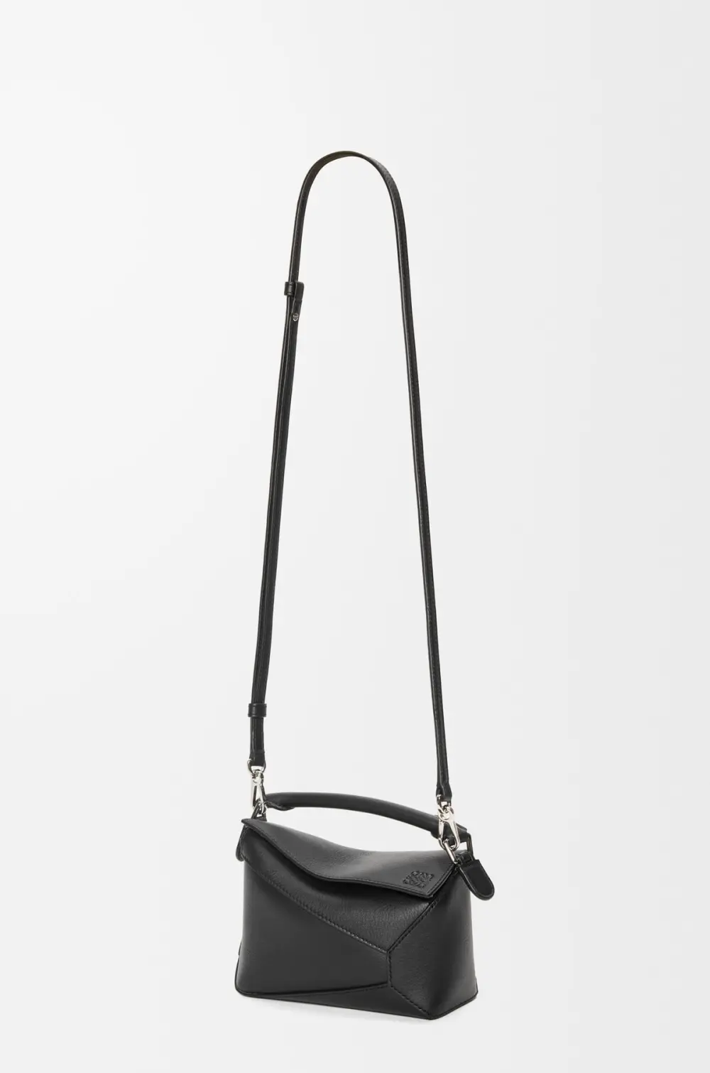 LOEWE MINI PUZZLE BAG black shw