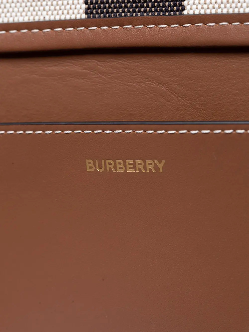 BURBERRY TOTE BAG taupe brown