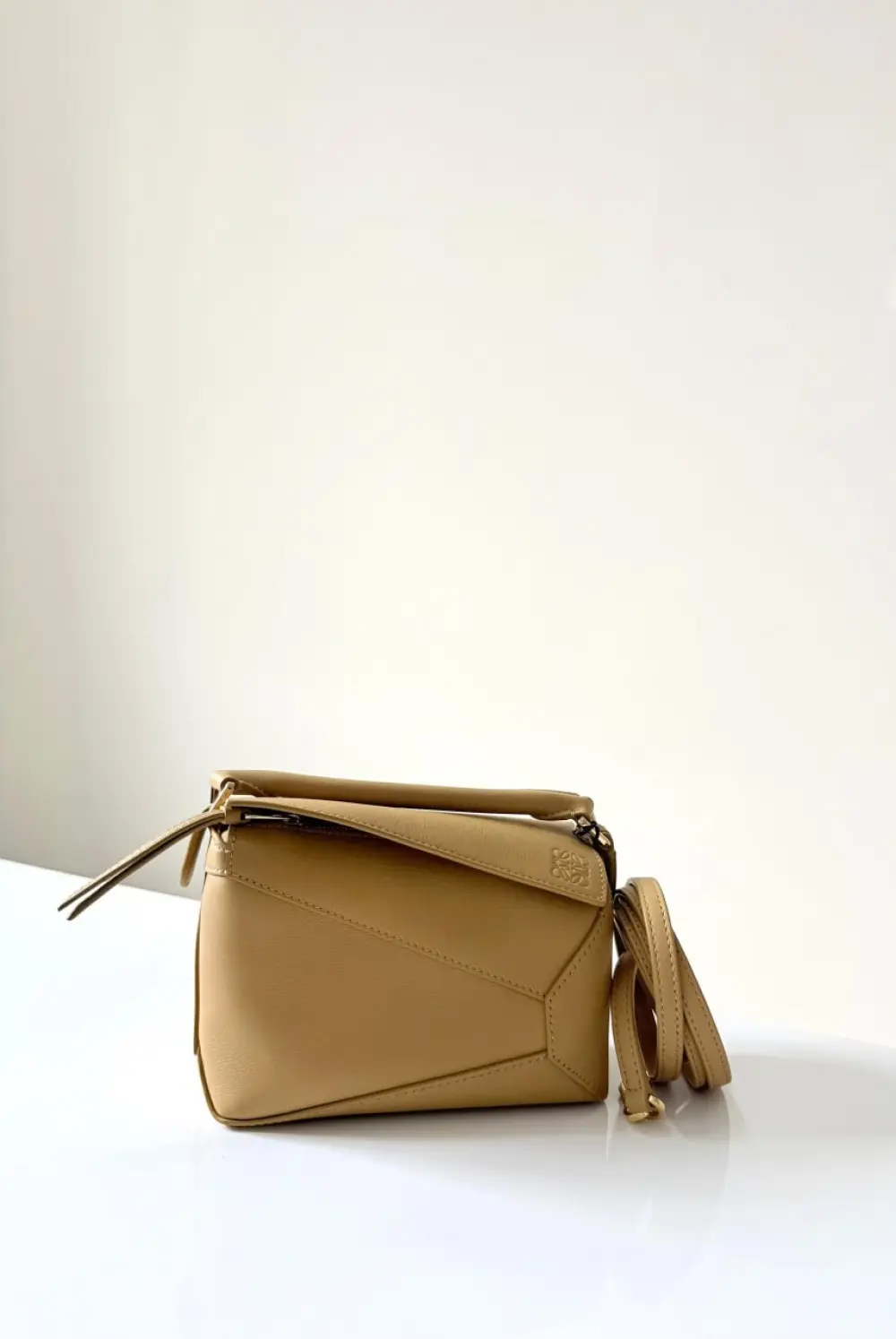 LOEWE MINI PUZZLE BAG sahara