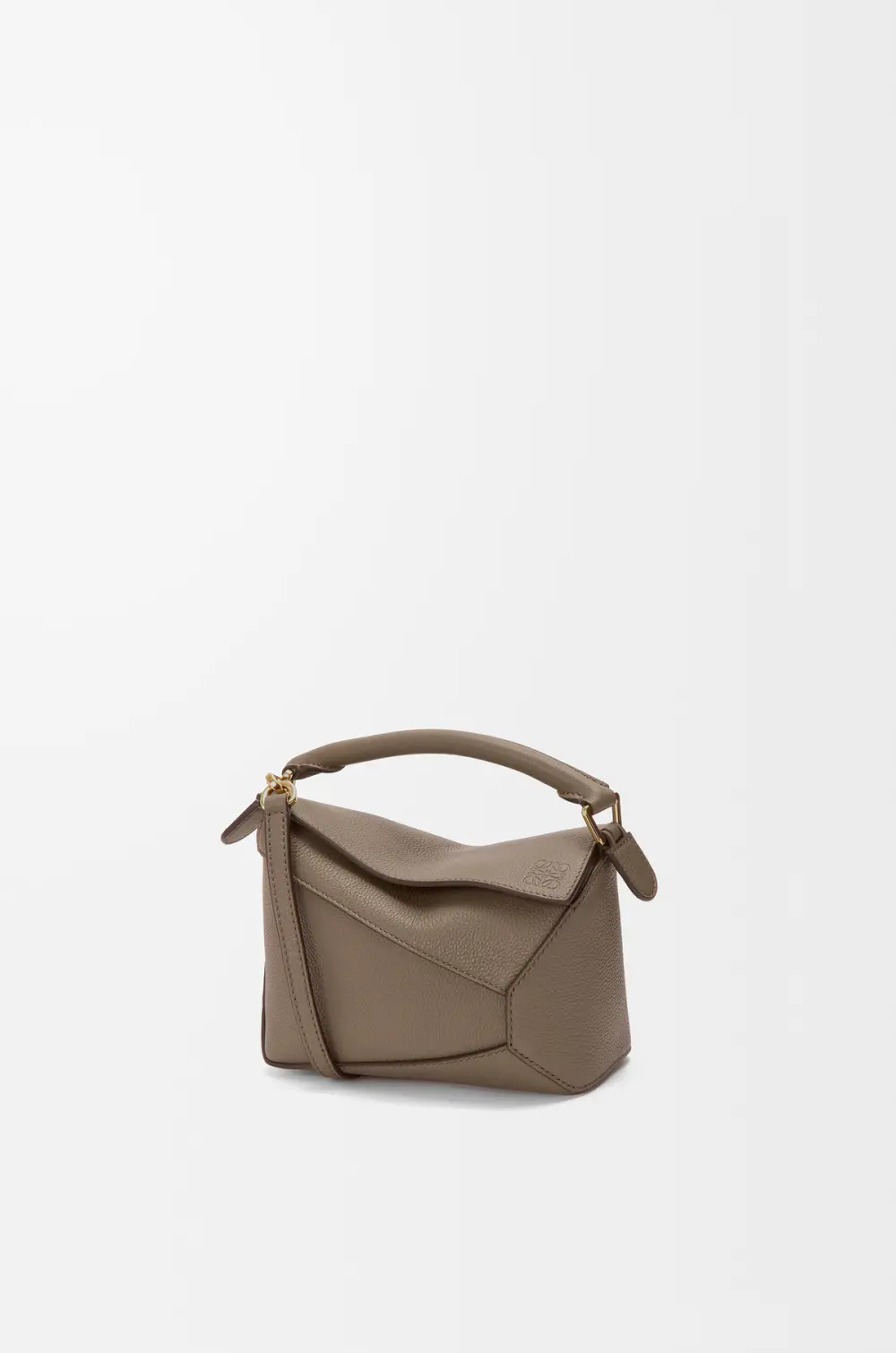 LOEWE MINI PUZZLE BAG taupe