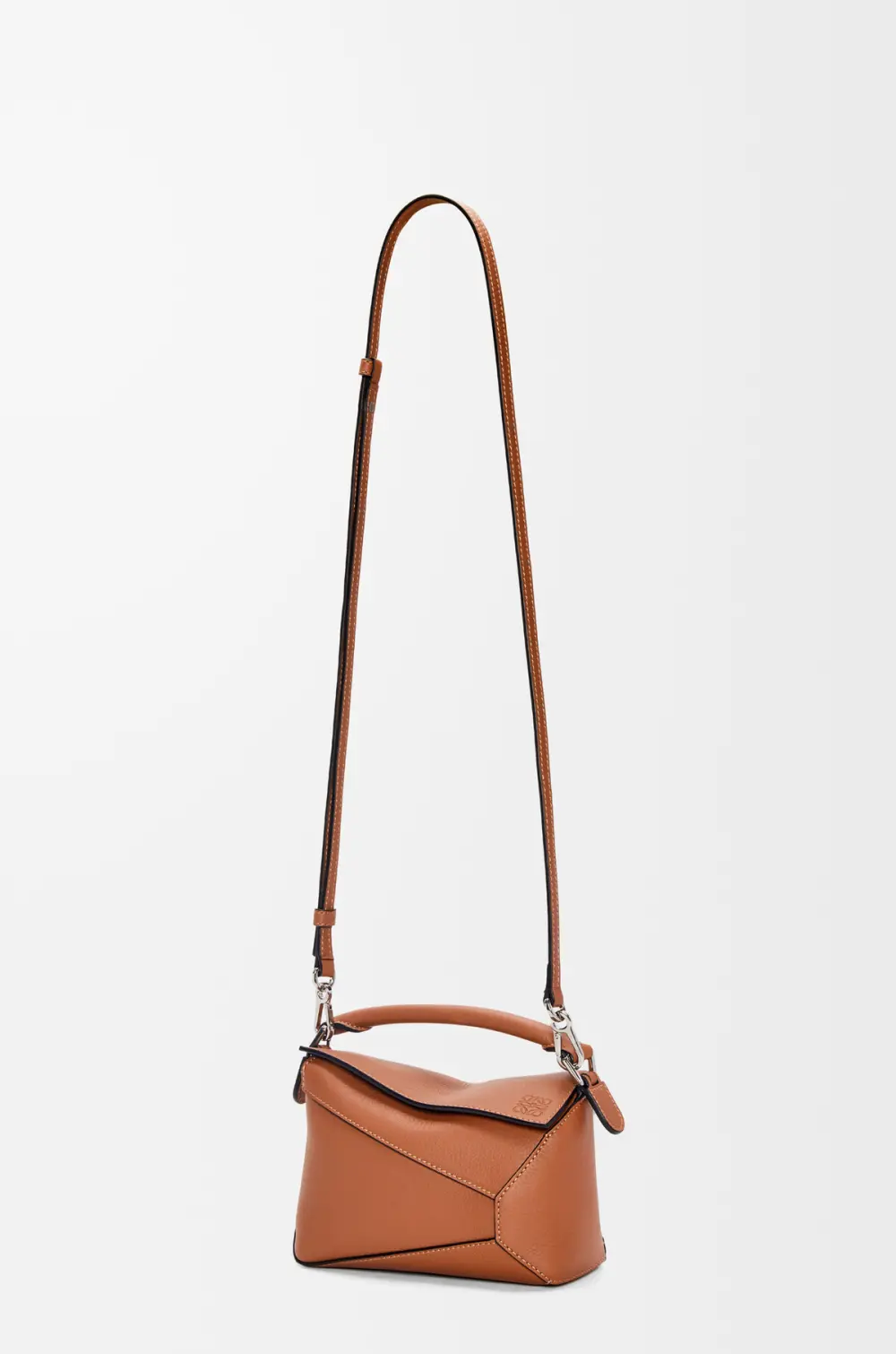 LOEWE MINI PUZZLE BAG tan shw