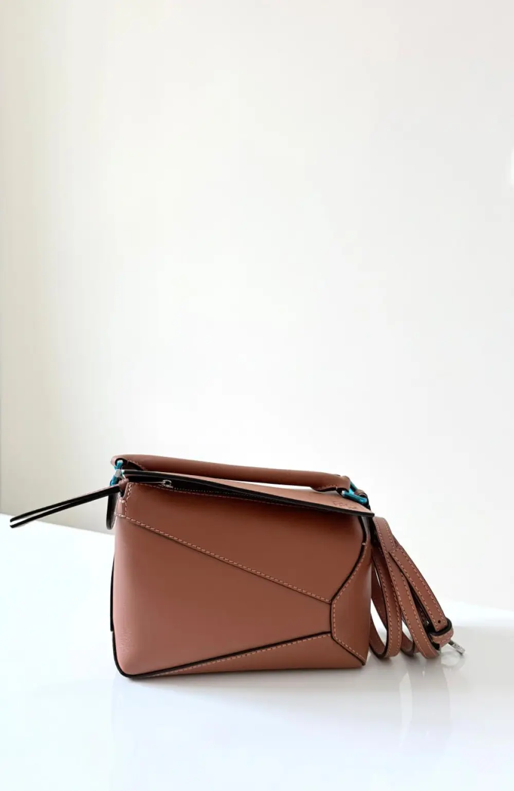 LOEWE MINI PUZZLE BAG tan shw