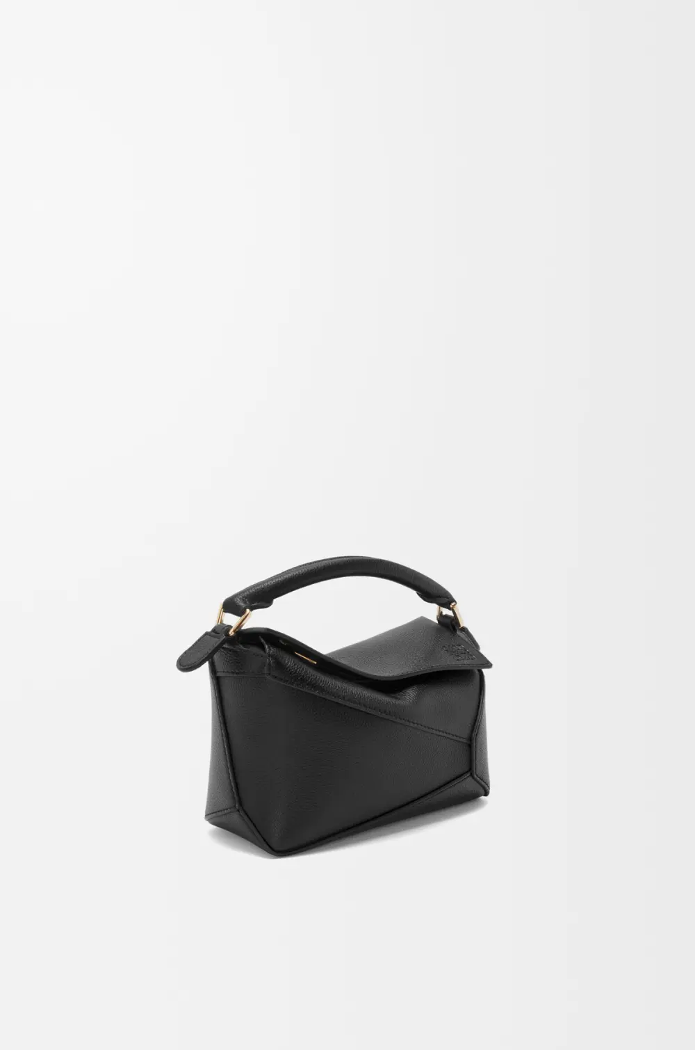 LOEWE MINI PUZZLE BAG black ghw